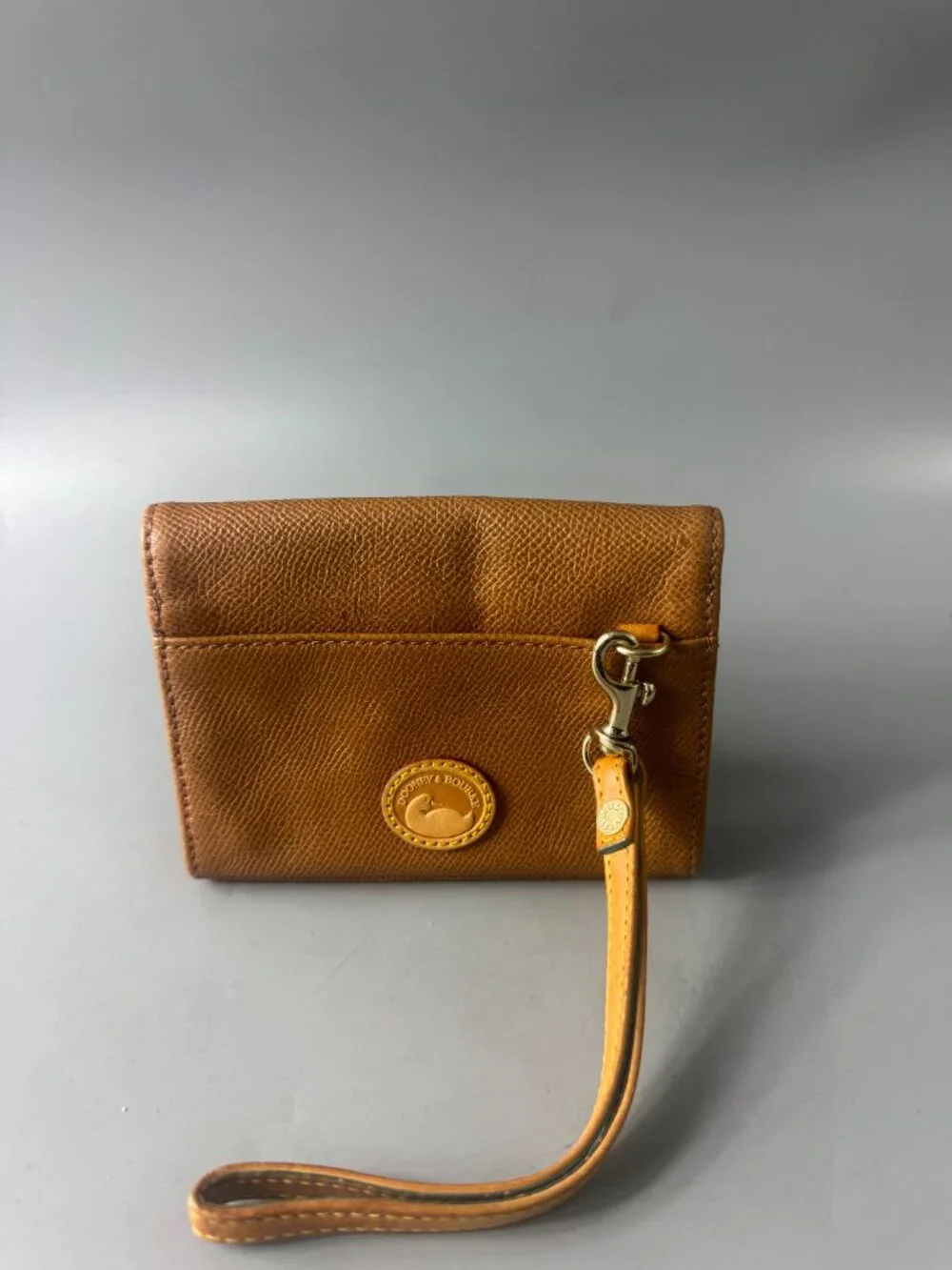 Dooney & Bourke Tan Leather Pouch/Wristlet